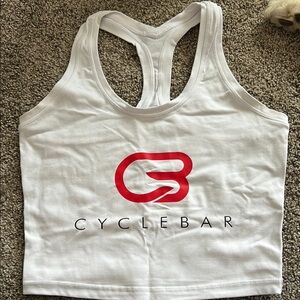 CycleBar Women's White Tank Top